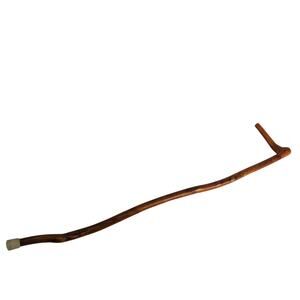 Natural Wood Branch 36" Walking Stick Cane Glossy Polished Finish Handle Capped